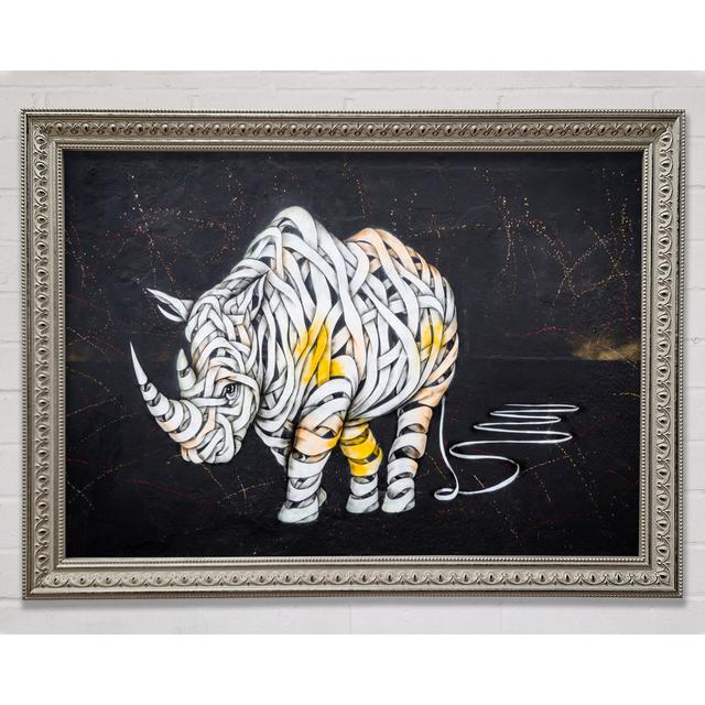 The Mummy Rhino - Print Bright Star Size: 42cm H x 59.7cm W x 3cm D on Productcaster.