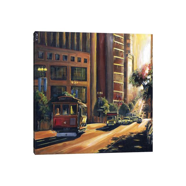 Ray of Light by Mica - Wrapped Canvas Square Painting Print on Canvas ClassicLiving Size: 30.48cm H x 30.48cm W x 1.905cm D on Productcaster.