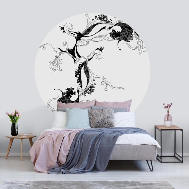 Lancaer Matte Peel & Stick Mural Rosalind Wheeler Size: 200cm L x 200cm W on Productcaster.