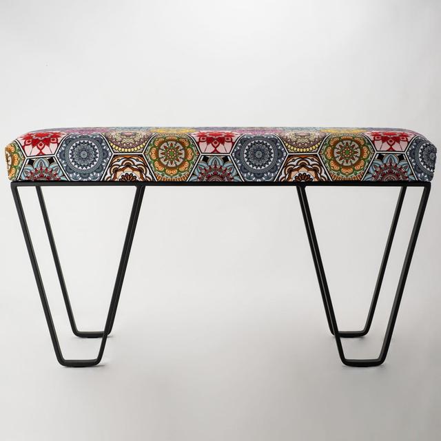 Ankenbaer Upholstered Bench Latitude Vive Size: H50 x W110 x D35cm on Productcaster.