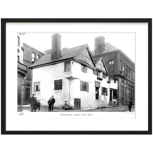 'Wrexham, Hand Inn 1895' by Francis Frith - Picture Frame Photograph Print on Paper The Francis Frith Collection Size: 45cm H x 60cm W x 2.3cm D on Productcaster.