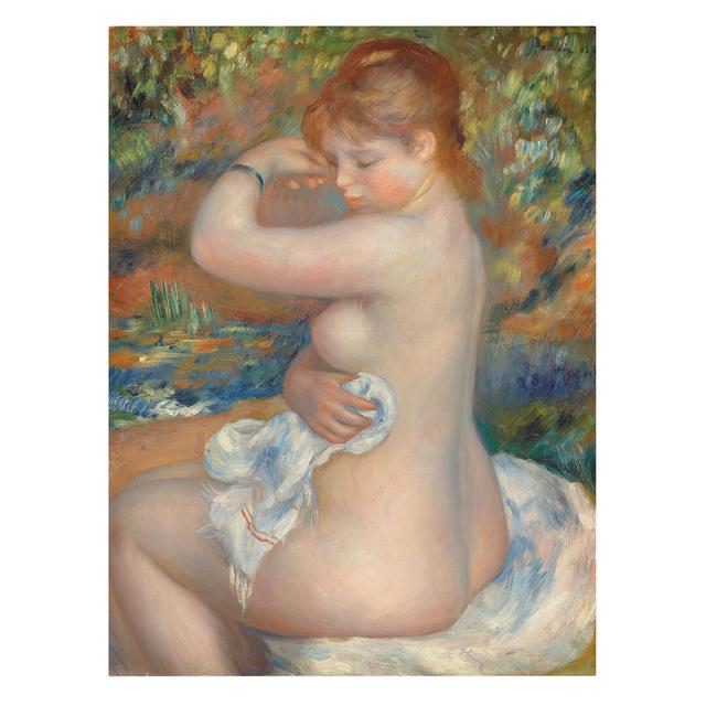 Leinwandbild Badende von Auguste Renoir Astoria Grand Rahmen-Option: 100 cm H x 75 cm B on Productcaster.