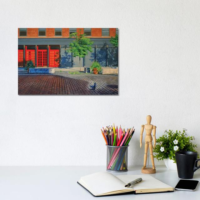 Meatpacking District by Nick Savides - Floater Frame Gallery-Wrapped Canvas Giclée on Canvas Rosalind Wheeler Size: 20.32cm H x 30.48cm W x 1.91cm D, on Productcaster.