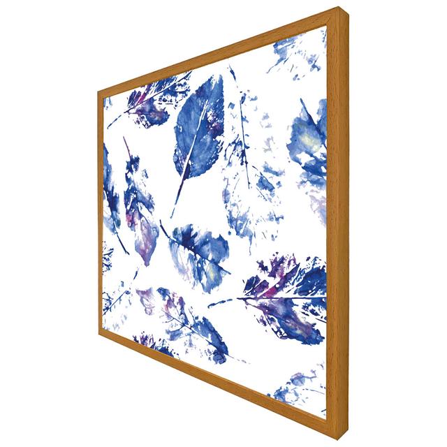 Thanh Autumn Leaves - Single Picture Frame Print ClassicLiving Size: 31cm H x 31cm W x 4cm D, Format: Oak Framed on Productcaster.