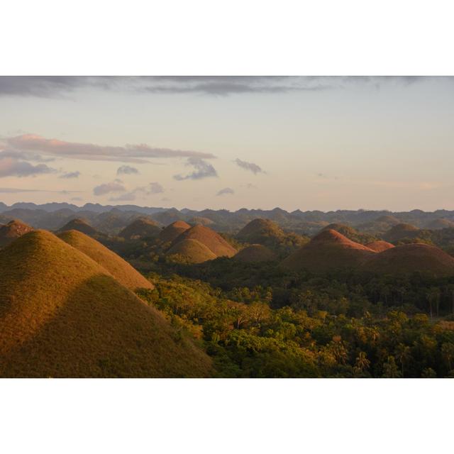 Sunset on the Chocolate Hills by Ershov_Maks - Wrapped Canvas Photograph Alpen Home Size: 20cm H x 30cm W on Productcaster.