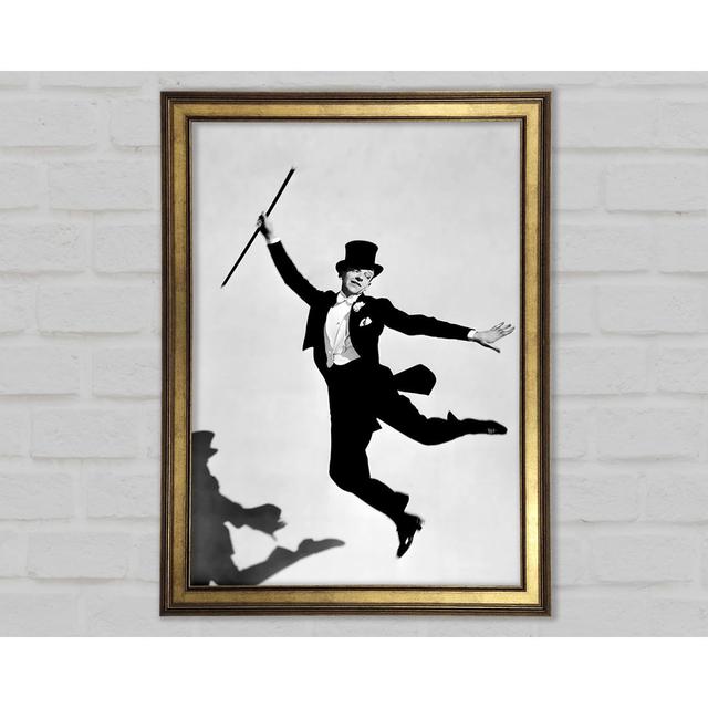 Fred Astaire Shadow Framed Print Brayden Studio Size: 84.1cm H x 59.7cm W on Productcaster.