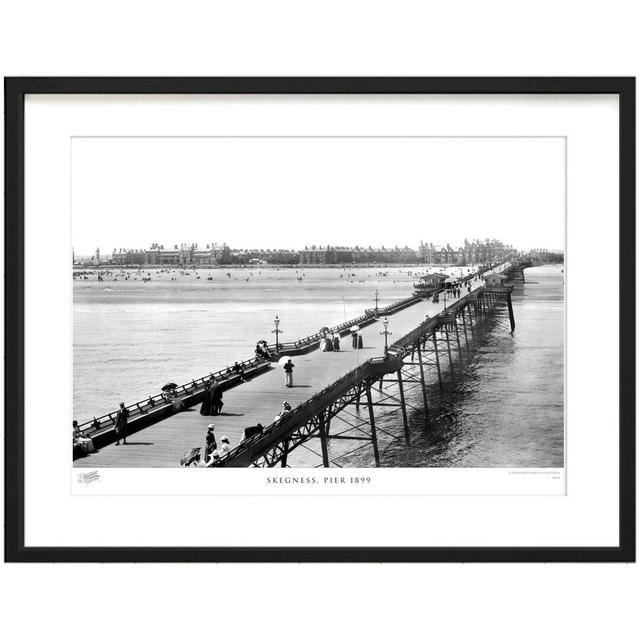 'Skegness, Pier 1899' - Picture Frame Photograph Print on Paper The Francis Frith Collection Size: 48.4cm H x 63.6cm W x 2.3cm D on Productcaster.