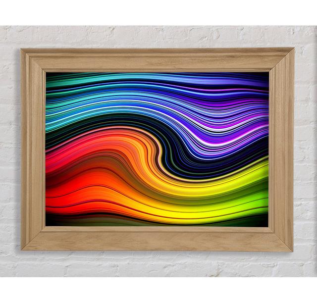 Rainbow Flow - Druck Bright Star Größe: 29,7 cm H x 42 cm B x 8 cm T on Productcaster.