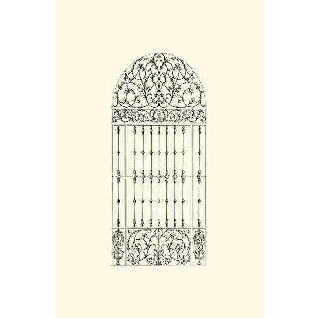 Wrought Iron Gate III - Wrapped Canvas Graphic Art Rosalind Wheeler Size: 46cm H x 30cm W x 3.8cm D on Productcaster.