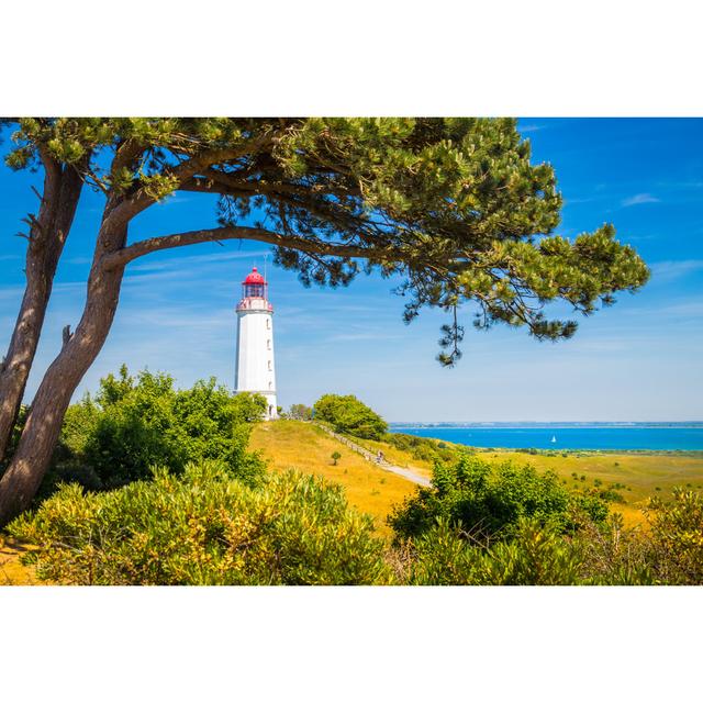 Lighthouse Dornbusch by Bluejayphoto - Wrapped Canvas Photograph Breakwater Bay Size: 61 cm H x 91 cm W on Productcaster.