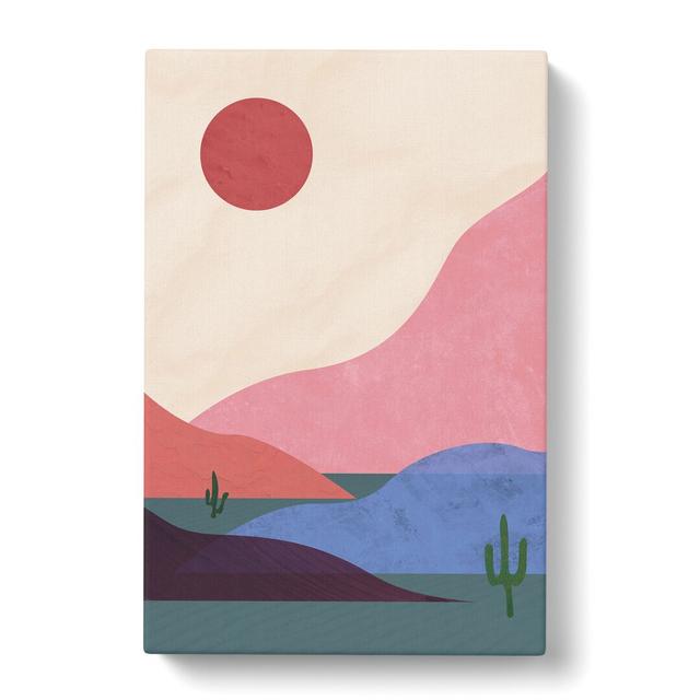 The Desert - Wrapped Canvas Graphic Art East Urban Home Size: 76cm H x 50cm W x 3cm D on Productcaster.