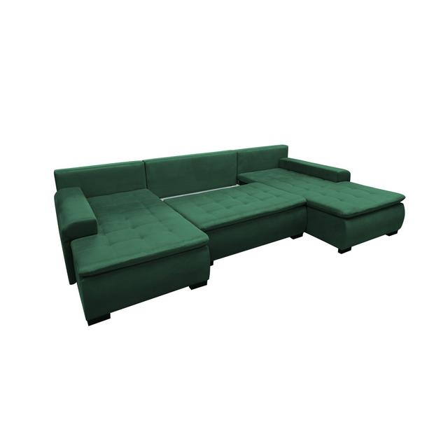 Ecksofa Fryson Ebern Designs Farbe der Polsterung: Grün, Ausrichtung: Links ausgerichtet on Productcaster.