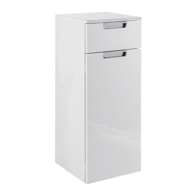 Mars 33Cm W x 88.5Cm H x 35Cm D Bathroom Cabinet 17 Stories Finish: White on Productcaster.