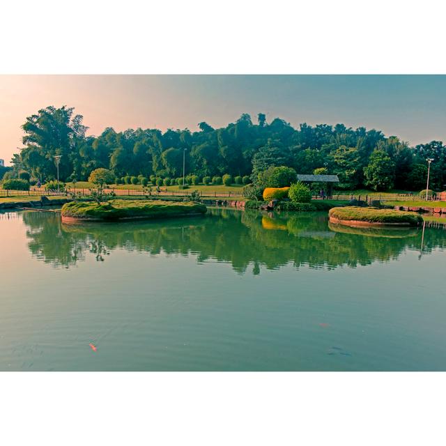 Japnese Garden. Pune, Maharashtra, India - Wrapped Canvas Print Alpen Home Size: 20cm H x 30cm W on Productcaster.