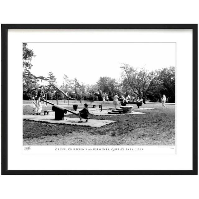 'Crewe, Children's Amusements, Queen's Park C1965' by Francis Frith - Picture Frame Photograph Print on Paper The Francis Frith Collection Size: 28cm on Productcaster.