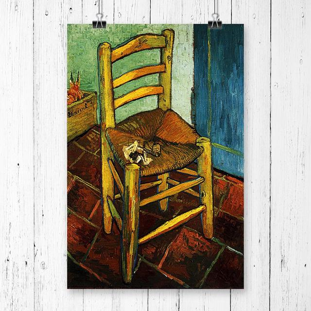 'Chair and Pipe' by Vincent Van Gogh Painting print Big Box Art Size: 42 x 29.7cm on Productcaster.