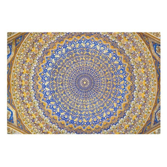 Dome of the Mosque - Wrapped Canvas Graphic Art Print East Urban Home Size: 60cm L x 80cm W on Productcaster.