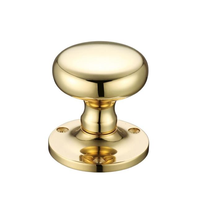 Passage Door Knob (Set of 2) Fulton & Bray Finish: Polished Brass on Productcaster.