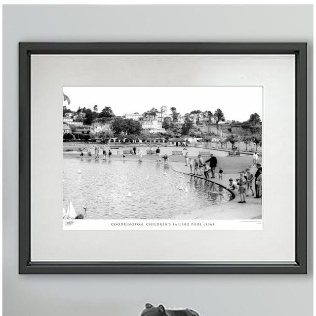 Goodrington, Children's Sailing Pool C1965 - Single Picture Frame Print The Francis Frith Collection Size: 60cm H x 80cm W x 2.3cm D on Productcaster.