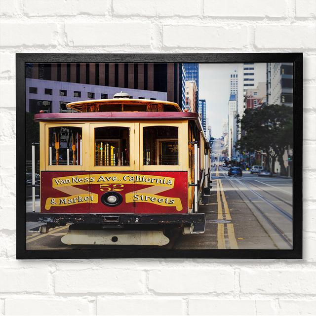 Cable Car 3 Framed Print Brayden Studio Size: 21cm H x 29.7cm W on Productcaster.