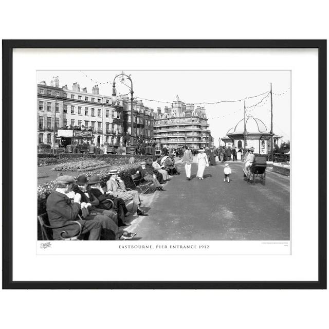 Eastbourne, Pier Entrance 1912 by Francis Frith - Single Picture Frame Print The Francis Frith Collection Size: 60cm H x 80cm W x 2.3cm D on Productcaster.