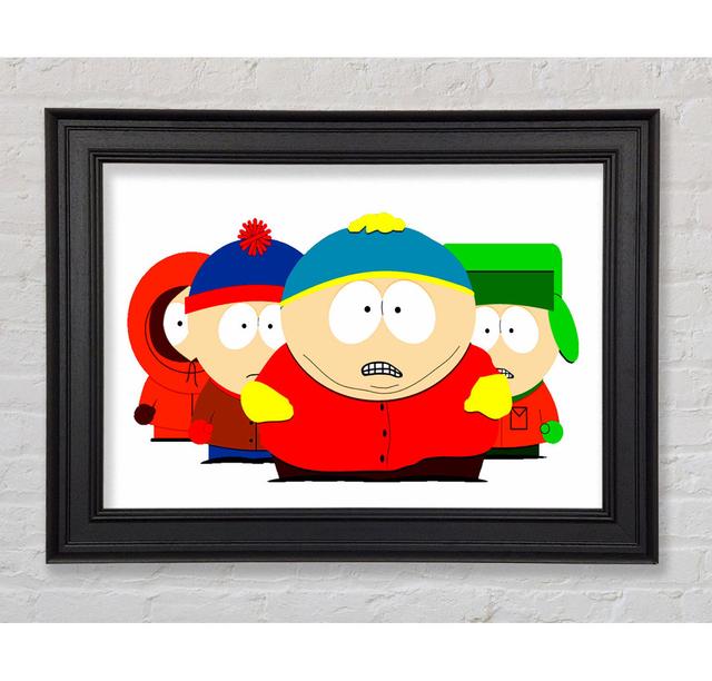 South Park Characters - Single Picture Frame Art Prints Bright Star Size: 84.1cm H x 142.2cm W on Productcaster.