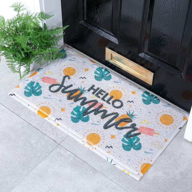 Aketza 40 x 70 cm Non-Slip Indoor Door Mat Brayden Studio on Productcaster.