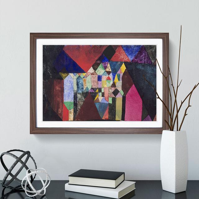 XX-A-1271X Municipal Jewel by Paul Klee - Picture Frame Painting East Urban Home Frame Option: Walnut Framed, Size: 27cm H x 36cm W x 2cm D on Productcaster.