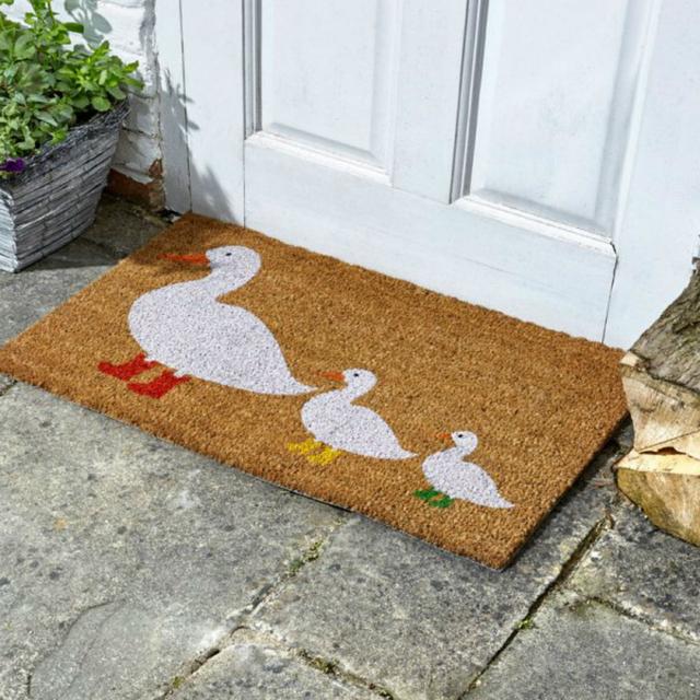 Hammett Large Ducks in Boots Coir Doormat Dakota Fields on Productcaster.