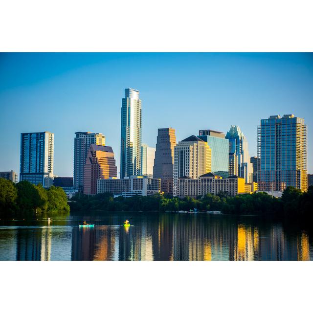 Austin Texas Skyline - Wrapped Canvas Photograph Latitude Run Size: 20cm H x 30cm W on Productcaster.