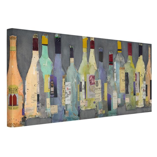 Uncorked Spirits Print on Canvas Rosalind Wheeler Size: 30cm H x 60cm W, Format: Canvas 260g/m² on Productcaster.