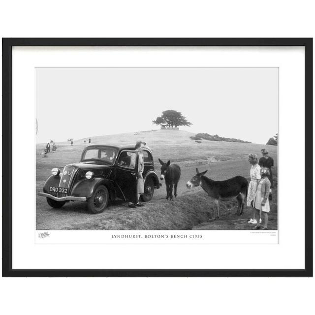 Lyndhurst, Bolton's Bench C1955 by Francis Frith - Single Picture Frame Print The Francis Frith Collection Size: 45cm H x 60cm W x 2.3cm D on Productcaster.