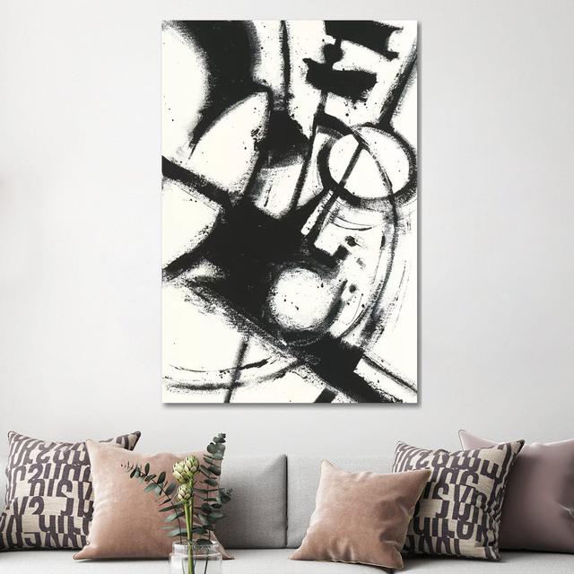 Expression Abstract II.A Ivy Bronx Size: 101.6cm H x 66.04cm W x 1.9cm D, Format: Wrapped Canvas on Productcaster.