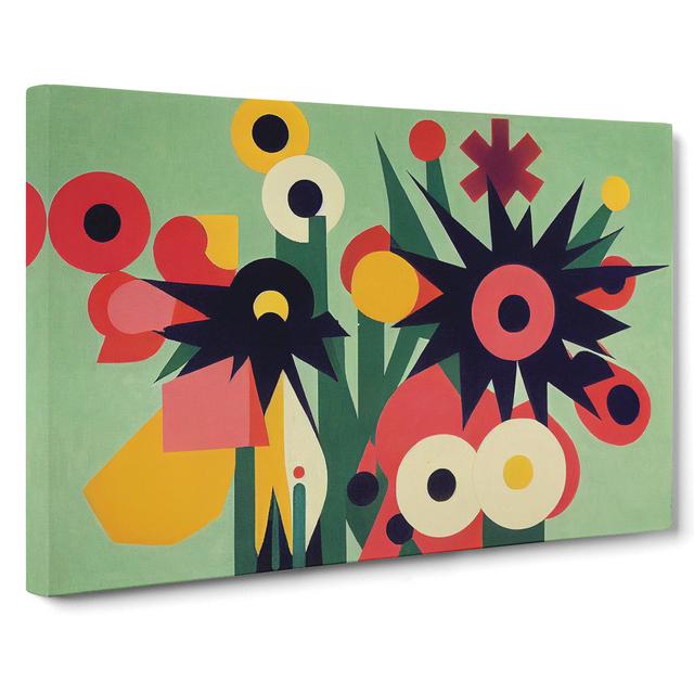 Boundless Abstract Flowers - Wrapped Canvas Painting ClassicLiving Size: 50cm H x 76cm W x 3cm D on Productcaster.