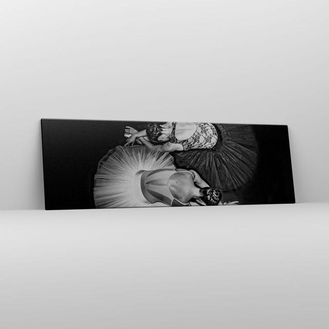 Ballerinas Ballet Dance - Wrapped Canvas Photograph Canora Grey Size: 50cm H x 160cm W on Productcaster.