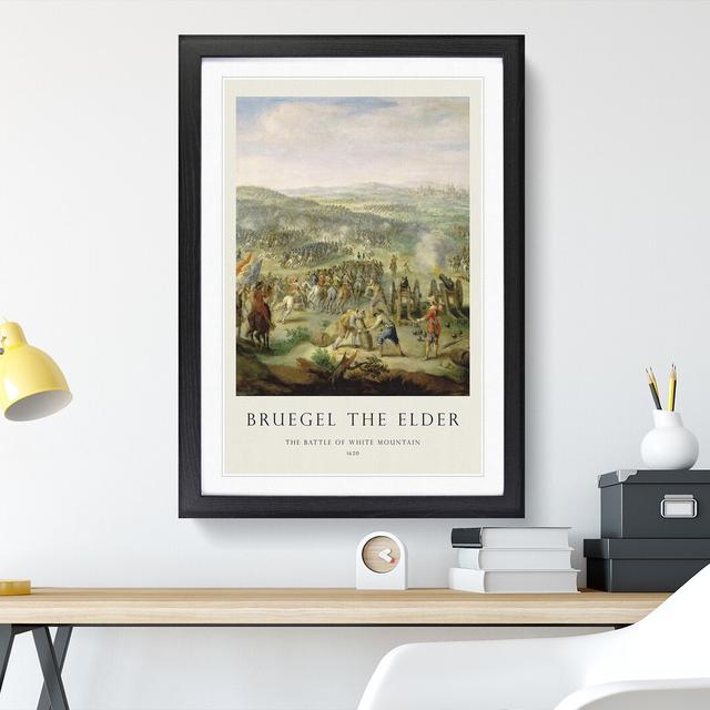 Flemish Proverbs by Pieter Bruegel The Elder - Single Picture Frame Print East Urban Home Frame Option: Black Framed, Size: 48cm H x 36cm W x 2cm D on Productcaster.