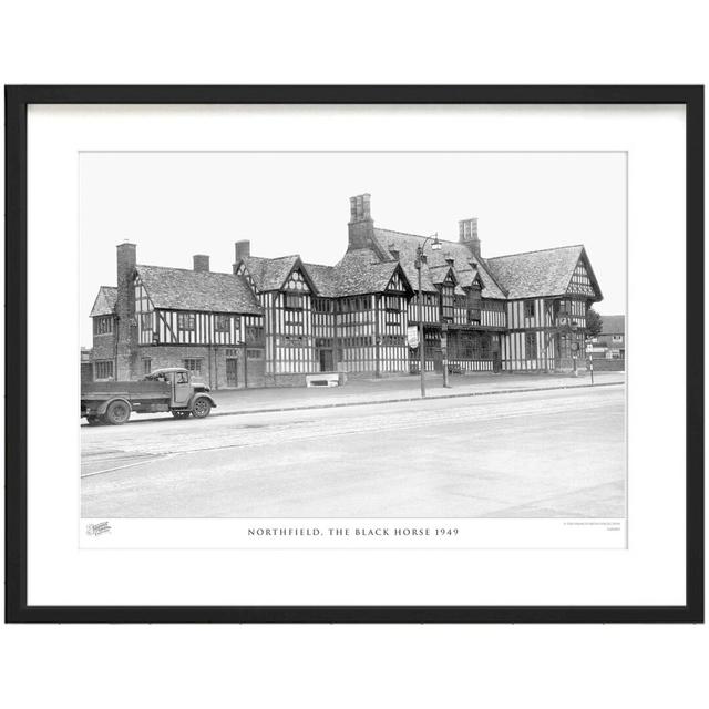 'Northfield, the Black Horse 1949' - Picture Frame Photograph Print on Paper The Francis Frith Collection Size: 40cm H x 50cm W x 2.3cm D on Productcaster.