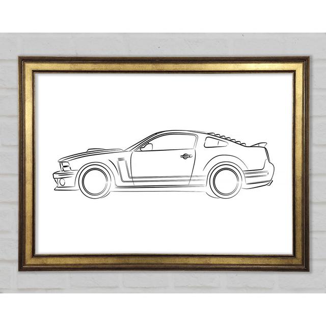 Ford - Single Picture Frame Art Prints Williston Forge Size: 29.7cm H x 42cm W x 1.5cm D on Productcaster.