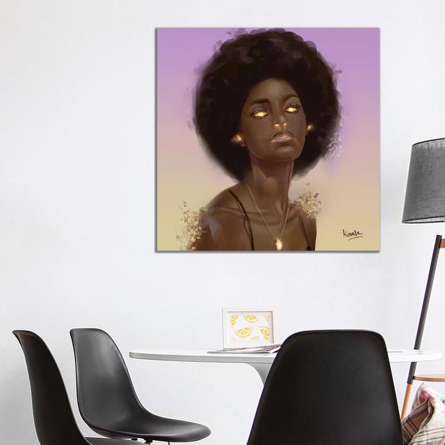 Ember by Adekunle Adeleke - Wrapped Canvas Art Prints Rosalind Wheeler Size: 93.98cm H x 93.98cm W x 3.81cm D on Productcaster.