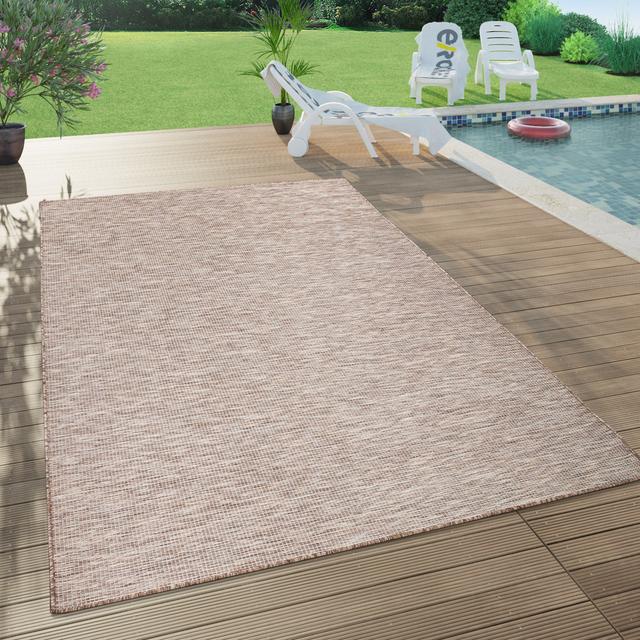 Baca Flatweave Brown Rug Ebern Designs Rug Size: Rectangle 60 x 100cm on Productcaster.