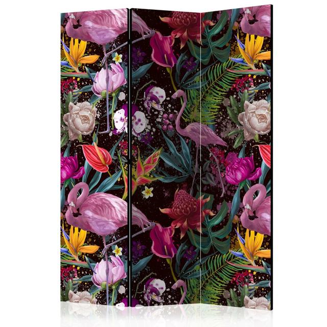 Vretsia Colorful Exotic Room Divider Bay Isle Home Number of Panels: 3 on Productcaster.