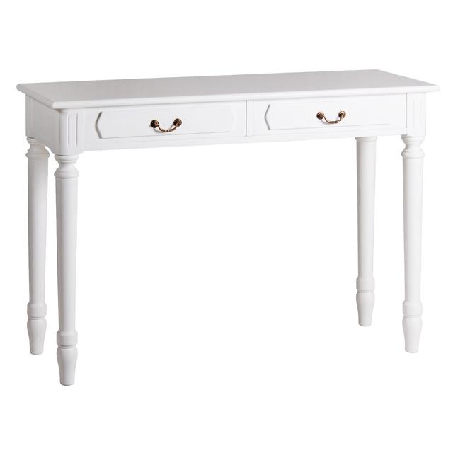 Atwell 110cm Solid Wood Top Console Table Lily Manor on Productcaster.