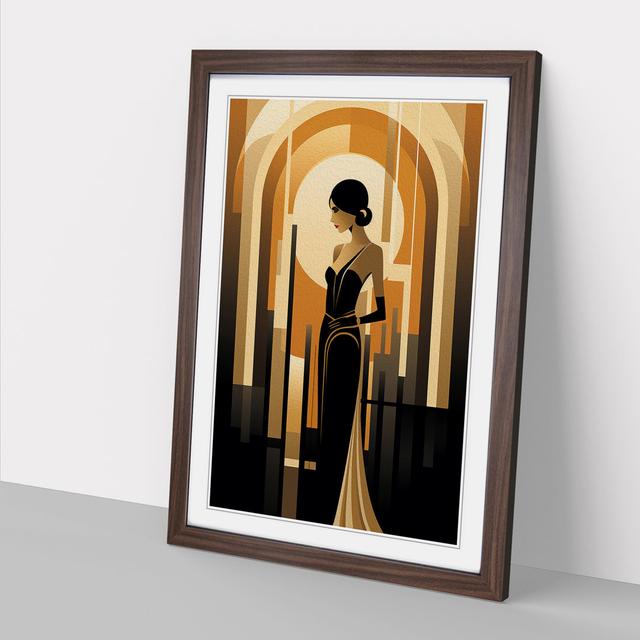 Single Picture Frame Art Prints on Wood Marlow Home Co. Format: Walnut Framed, Size: 34cm H x 25cm W on Productcaster.