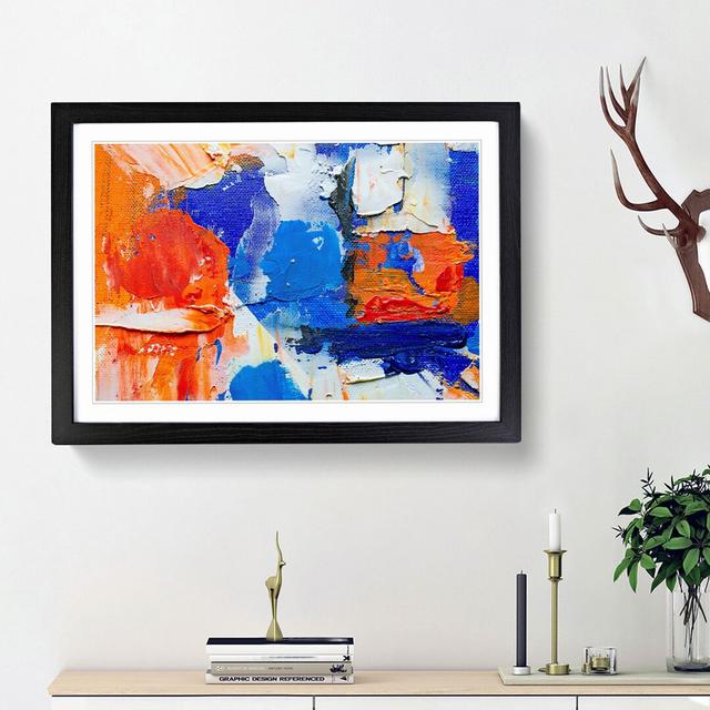 Abstract Art Painting Vol.269 by S.Johnson - Picture Frame Painting Print East Urban Home Size: 36cm H x 48cm W x 2cm D, Frame Option: Black Framed on Productcaster.