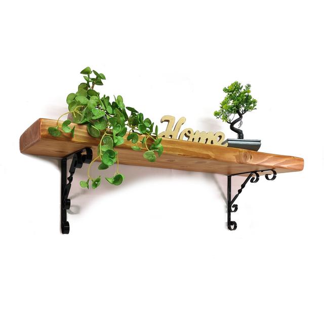 Hakana Bracket Shelf ClassicLiving Size: 25cm H x 90cm W x 22.5cm D on Productcaster.