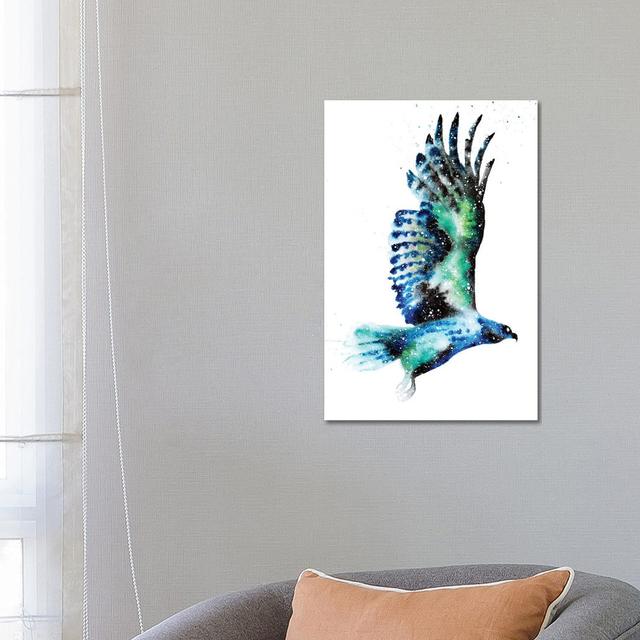 Cosmic Hawk by Tanya Casteel - Wrapped Canvas Painting ClassicLiving Size: 66.04cm H x 45.72cm W x 3.81cm D on Productcaster.