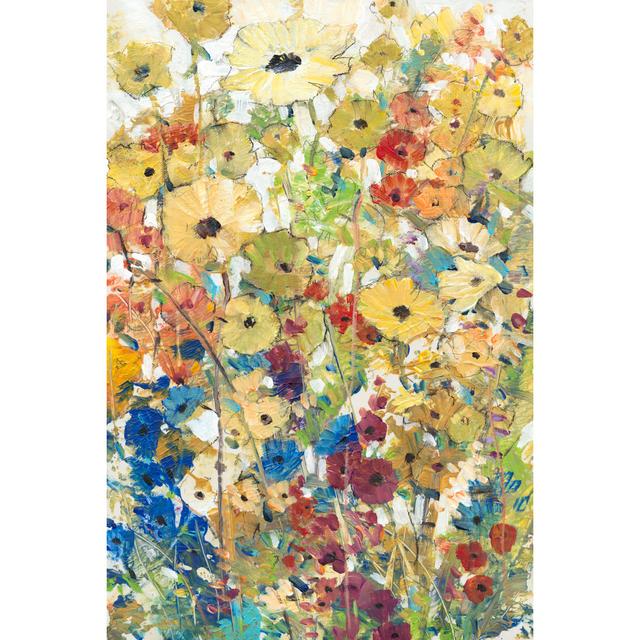 Meadow Floral II - Wrapped Canvas Art Prints Rosalind Wheeler Size: 76cm H x 51cm W x 3.8cm D on Productcaster.