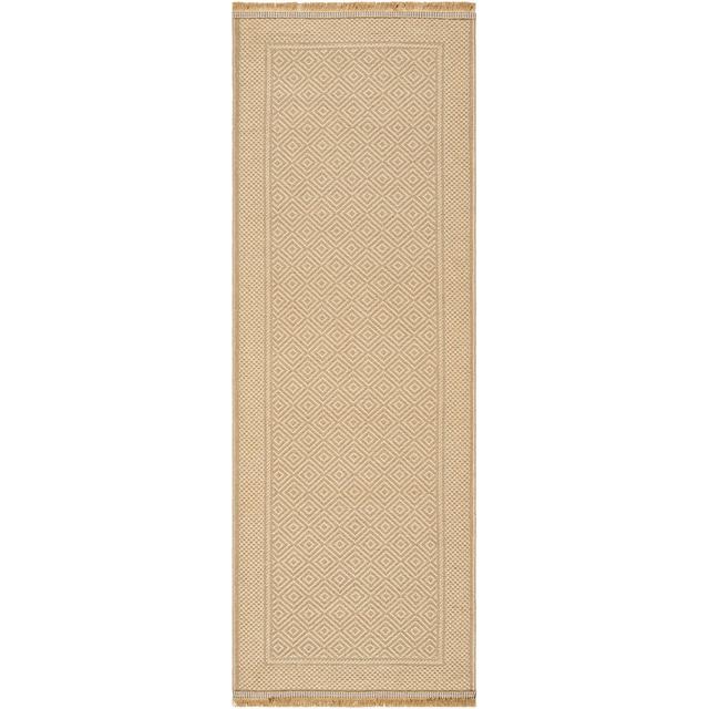 Jute Boho Area Rug Tan/Beige_MYS2300 Gracie Oaks Rug Size: Rectangle 79 x 152cm on Productcaster.