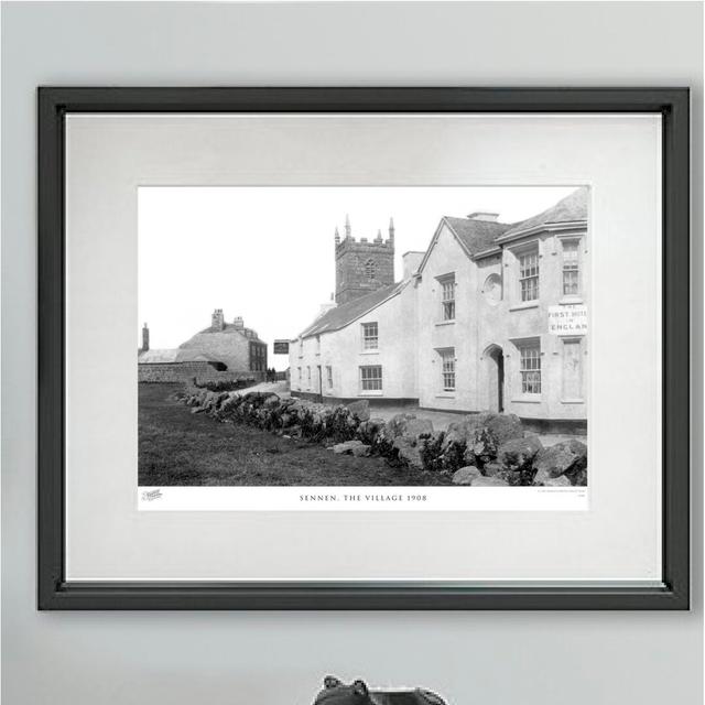 Sennen, The Village 1908 by Francis Frith - Single Picture Frame Print The Francis Frith Collection Size: 40cm H x 50cm W x 2.3cm D on Productcaster.