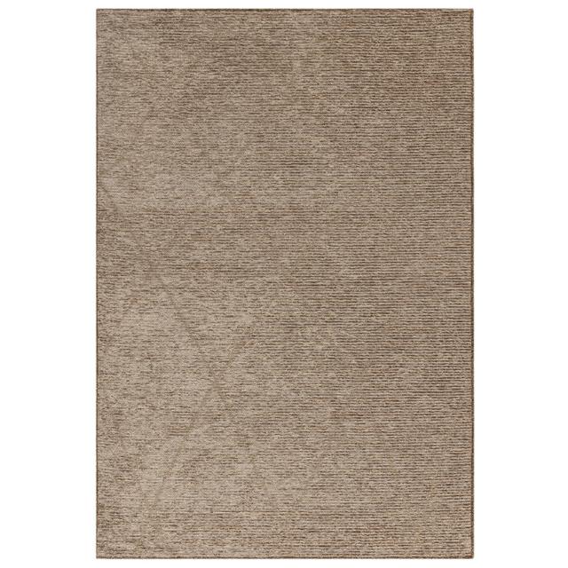 Margaretville Geometric Machine Woven Brown Area Rug August Grove Rug Size: Rectangle 120 x 170cm on Productcaster.